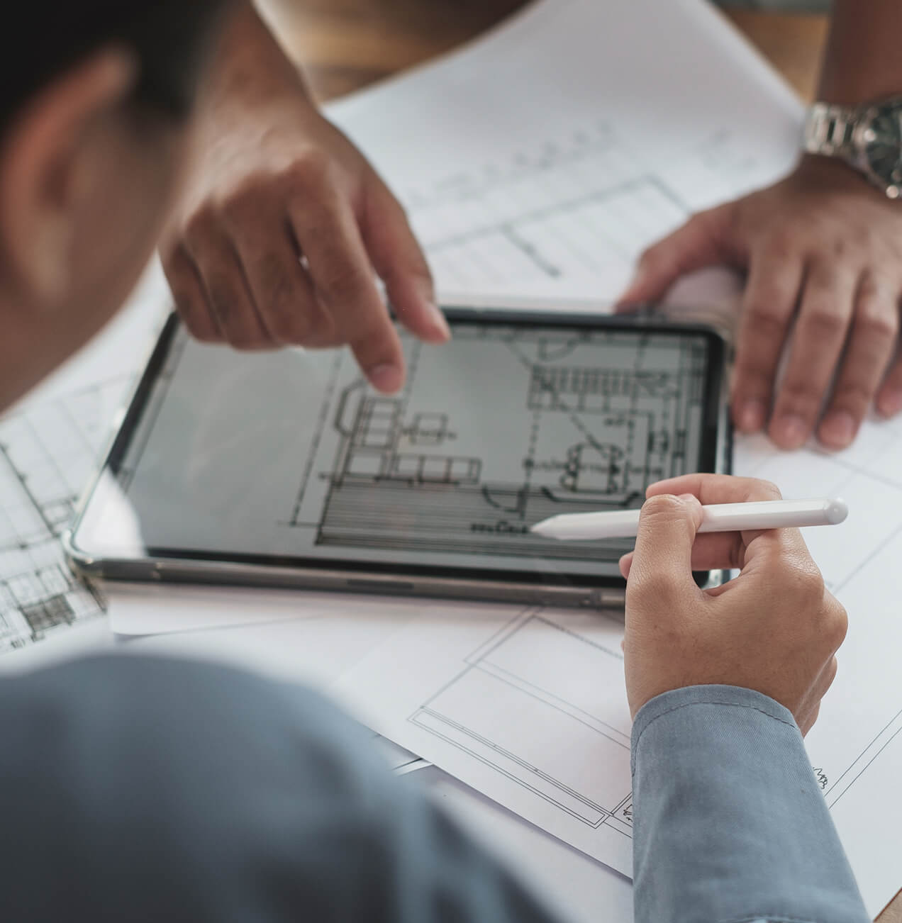 Architekturzeichnung prüfen – BOS Bauprojektmanagement GmbH